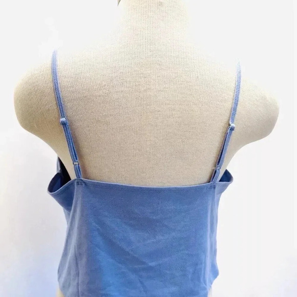 NWT SO GOODS FOR LIFE Juniors Sleeveless Straps Pullover V-Neck Blue Shirt XXL - Picture 5 of 8